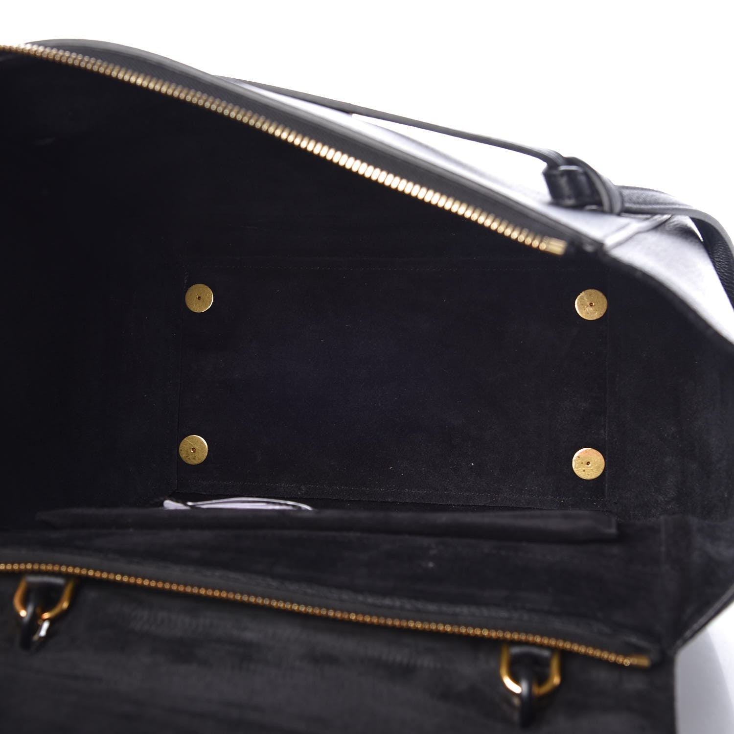 Celine Drummed Calfskin Mini Belt Bag Black 5 of 9
