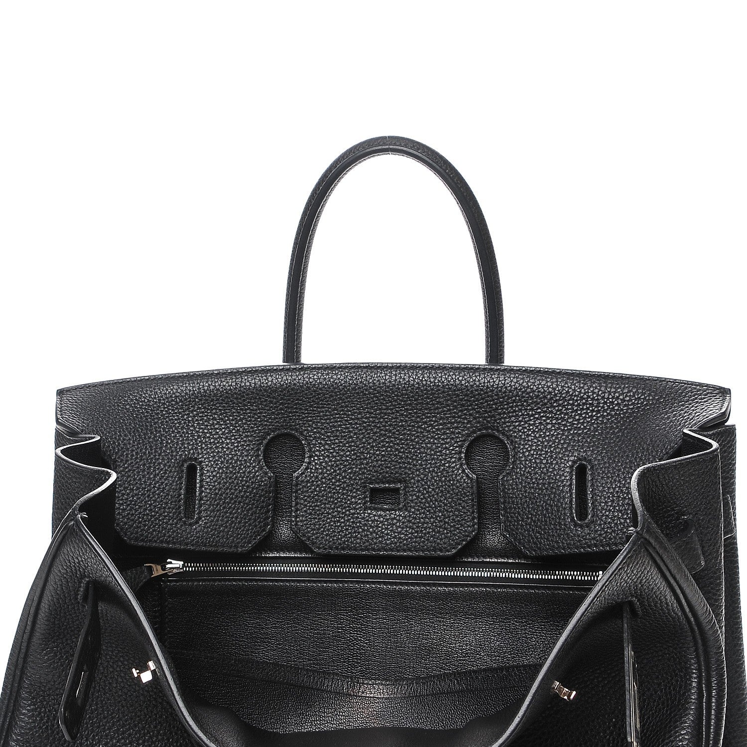 Hermes Taurillon Clemence Birkin 35 Black 8 of 24