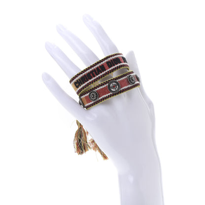 Christian Dior Woven Cotton J'Adior Friendship Bracelet Set Multicolor 2 of 6