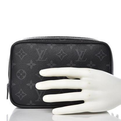 Louis Vuitton Monogram Eclipse Toilet Pouch PM 2 of 9
