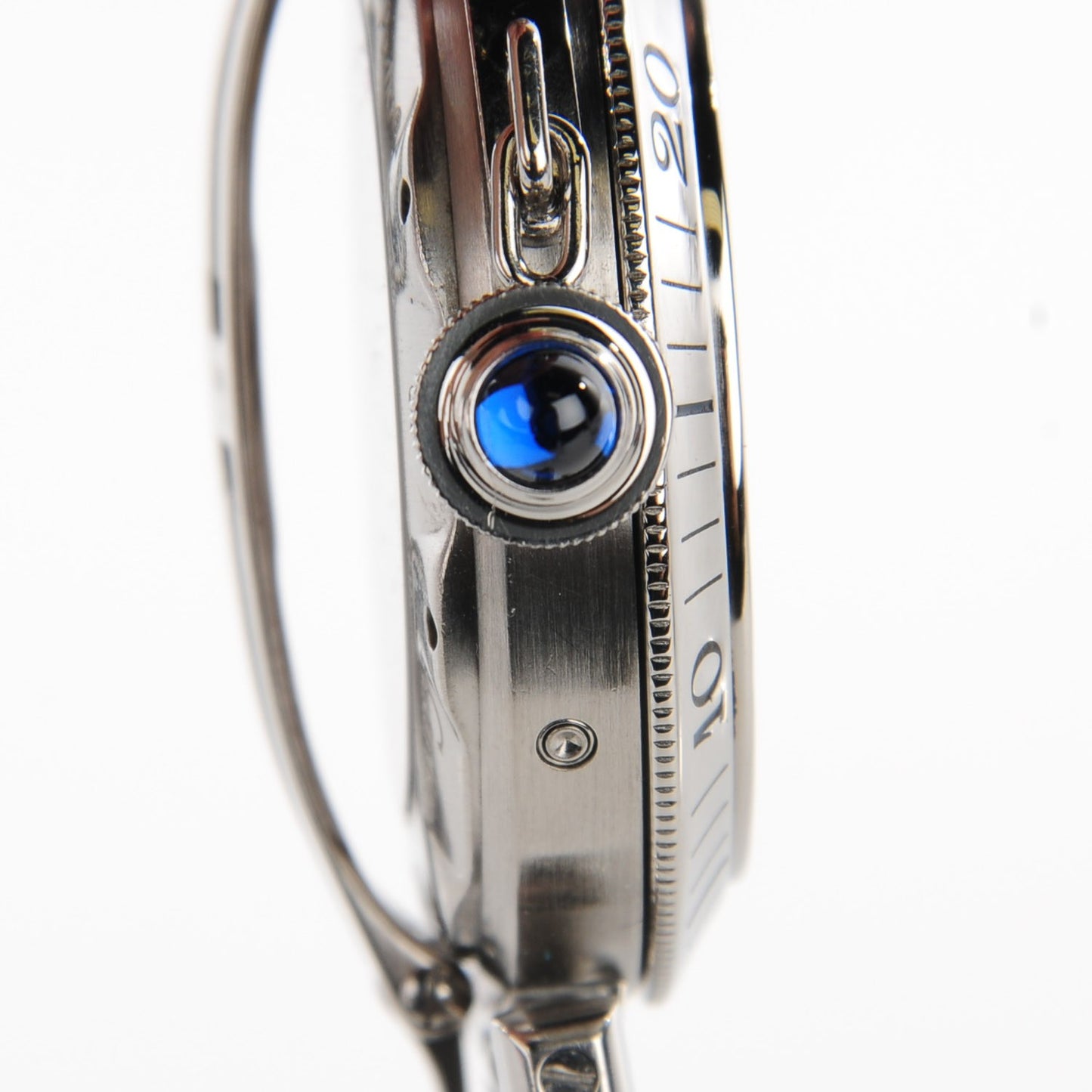 Stainless Steel 38mm Pasha C GMT Chronograph Automatic Watch