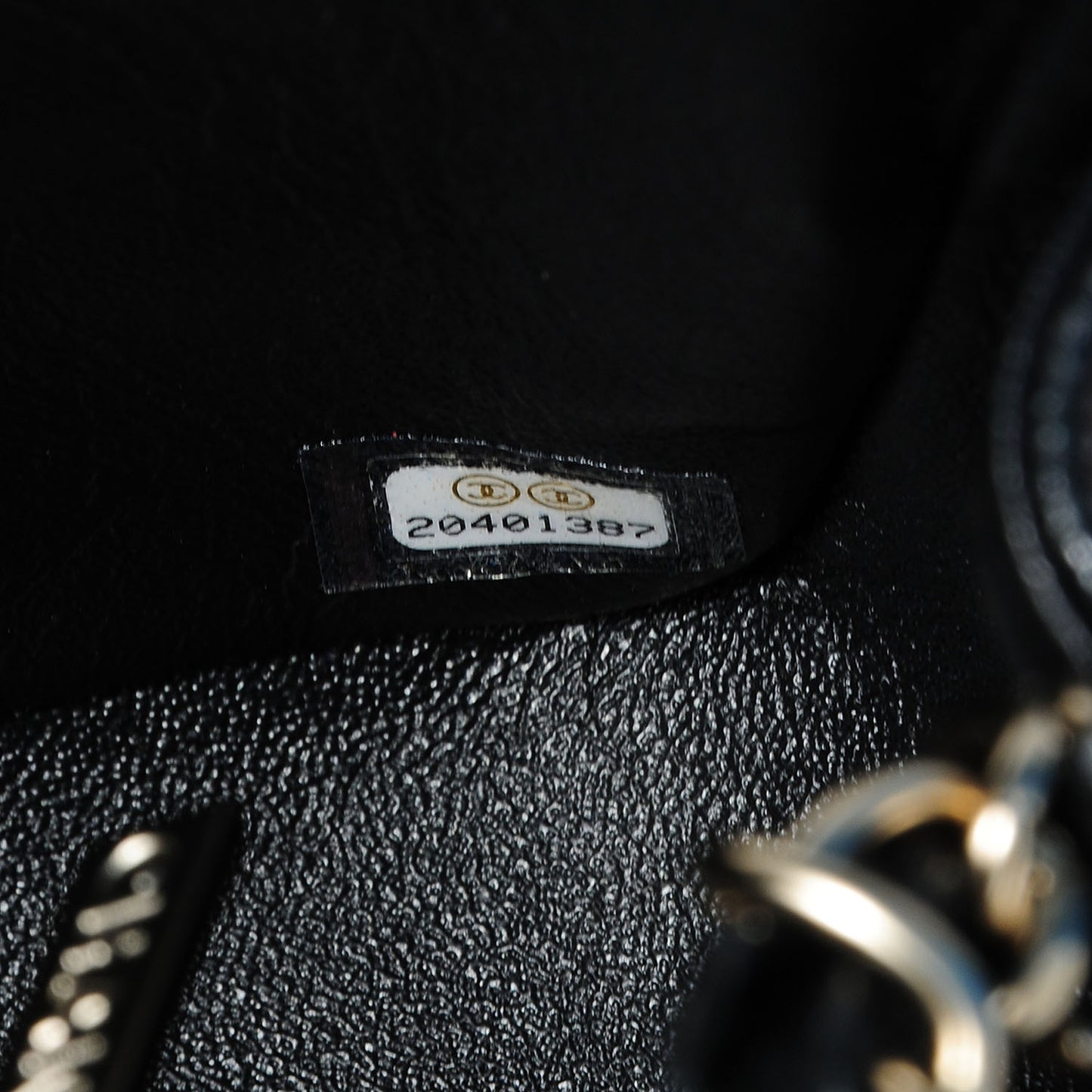 Caviar Mini Square Flap Black