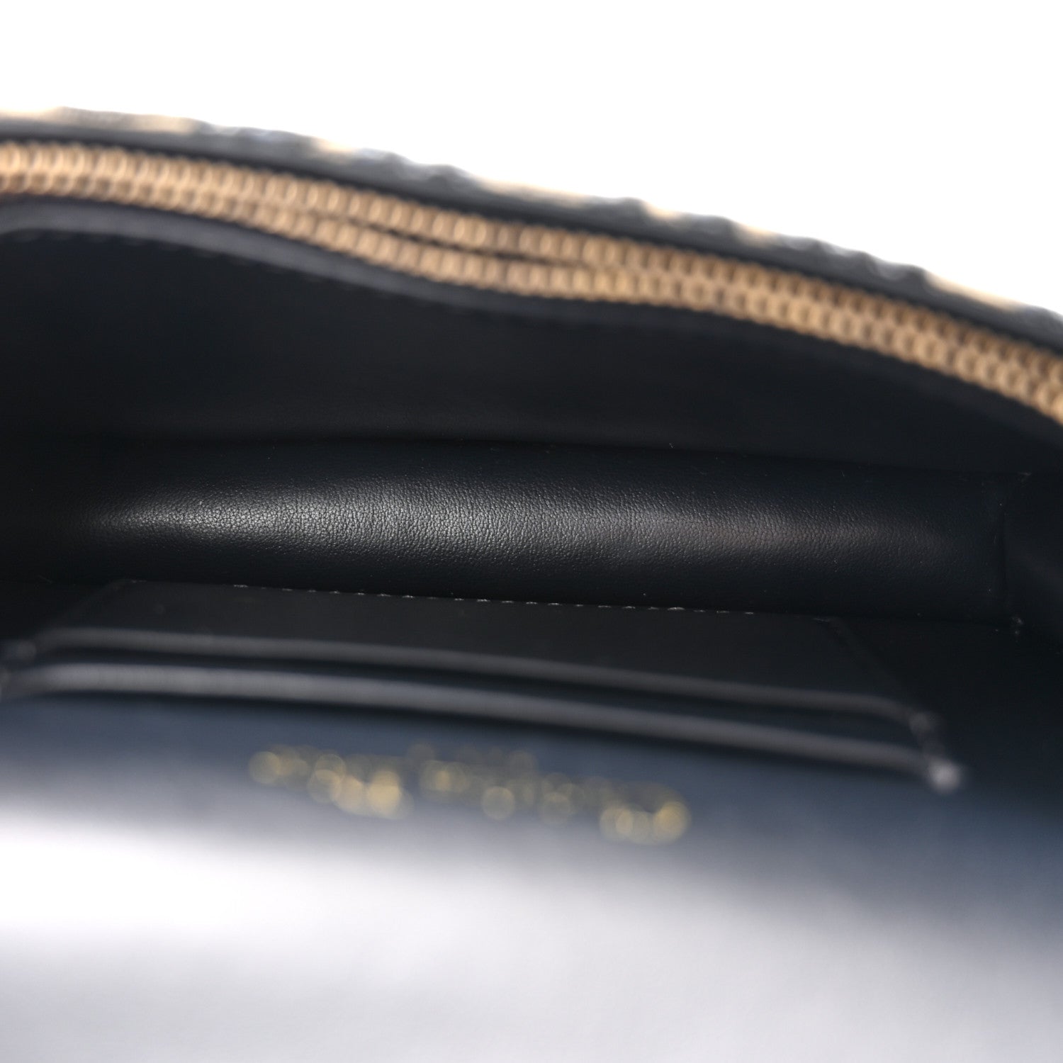 Christian Dior Oblique Saddle Belt Bag Blue 5 of 12