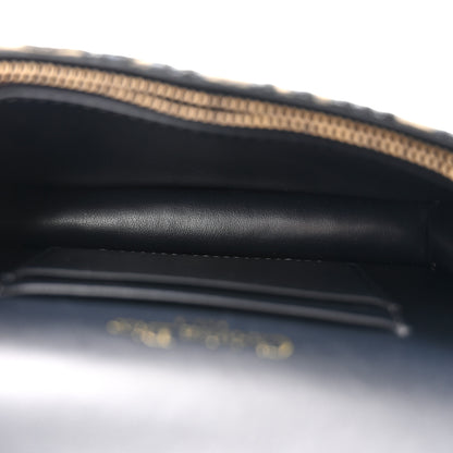 Christian Dior Oblique Saddle Belt Bag Blue 5 of 12