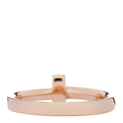 Tiffany 18K Rose Gold T T1 Ring 52 6 3 of 5