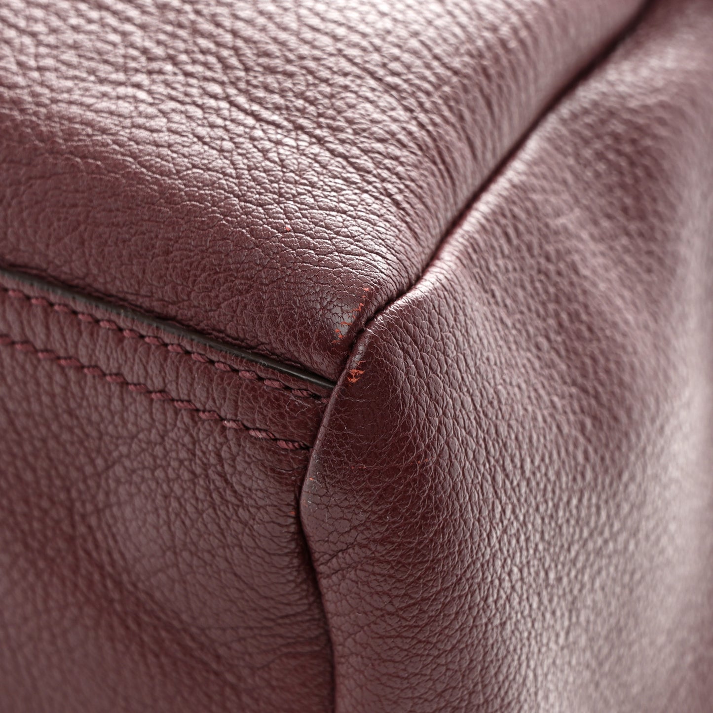 Sugar Goatskin Medium Pandora Oxblood
