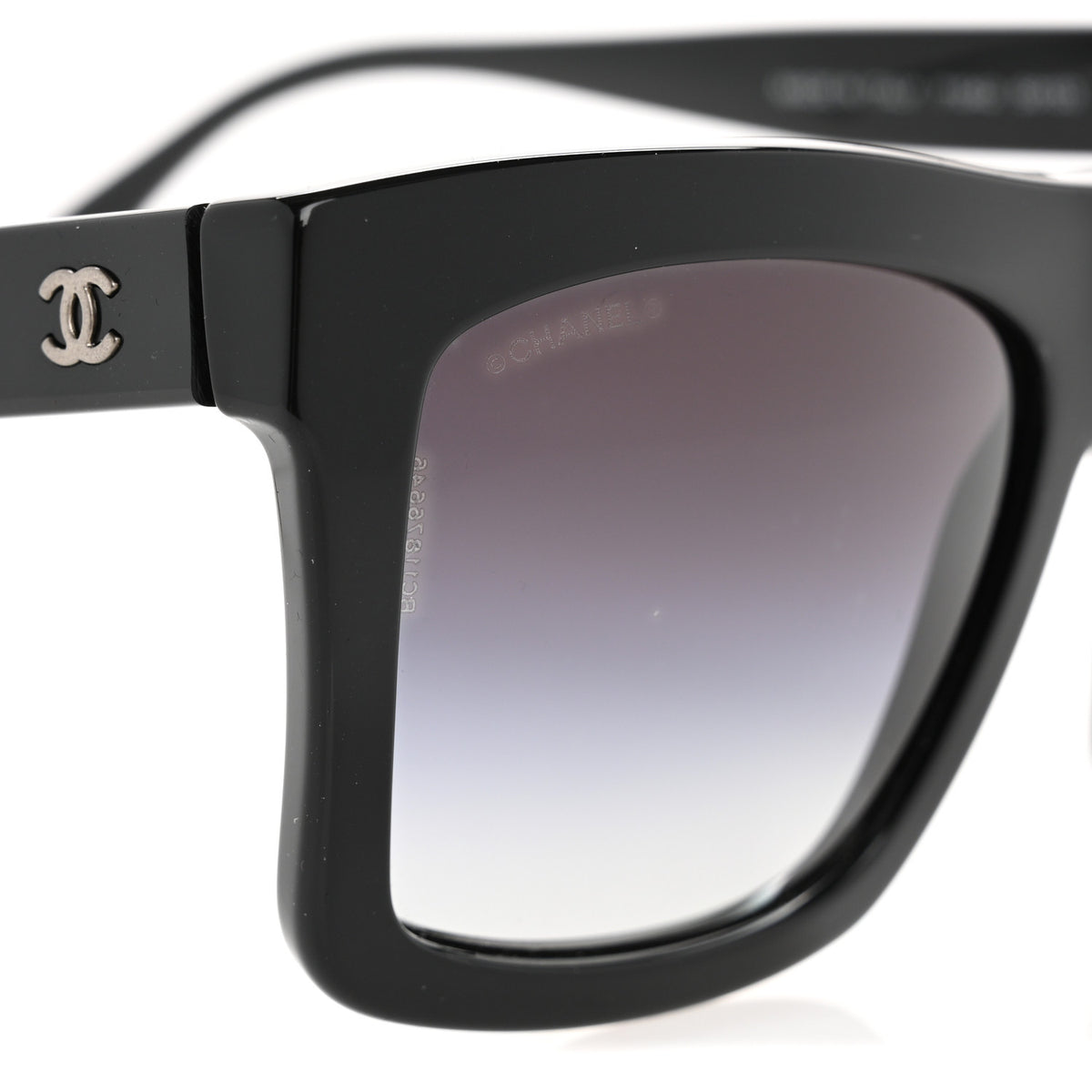 CHANEL Black Square Oversized Sunglasses CHANEL Sunglasses: Square Sunglasses, acetate — Fashion | CHANEL main image 2