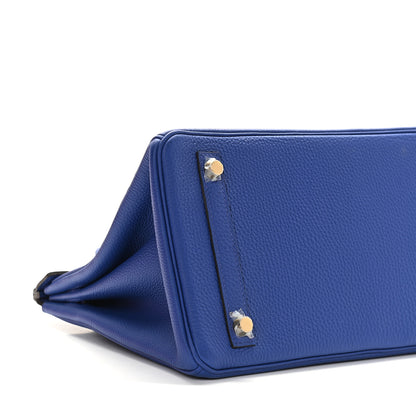 Hermes Togo Birkin 30 Bleu Electrique 8 of 11