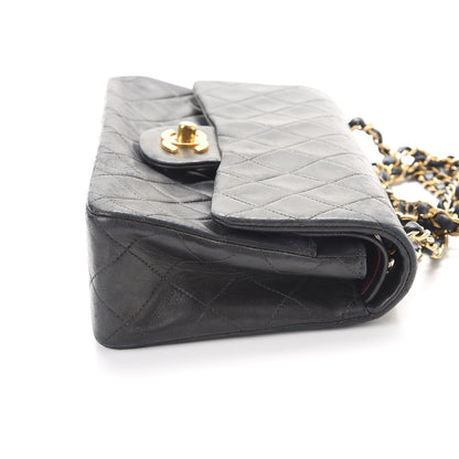 Chanel Lambskin Quilted Small Double Flap Black 12 of 16