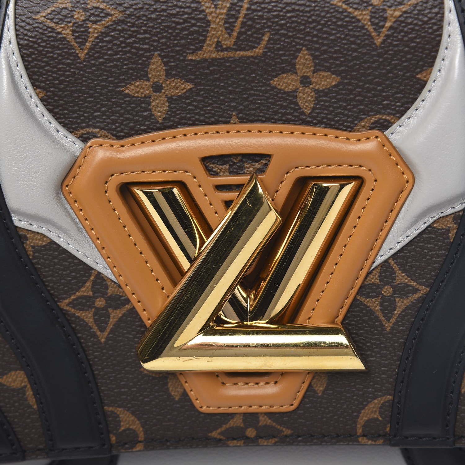 Louis Vuitton Calfskin Monogram Twist Shoulder Bag MM 10 of 10