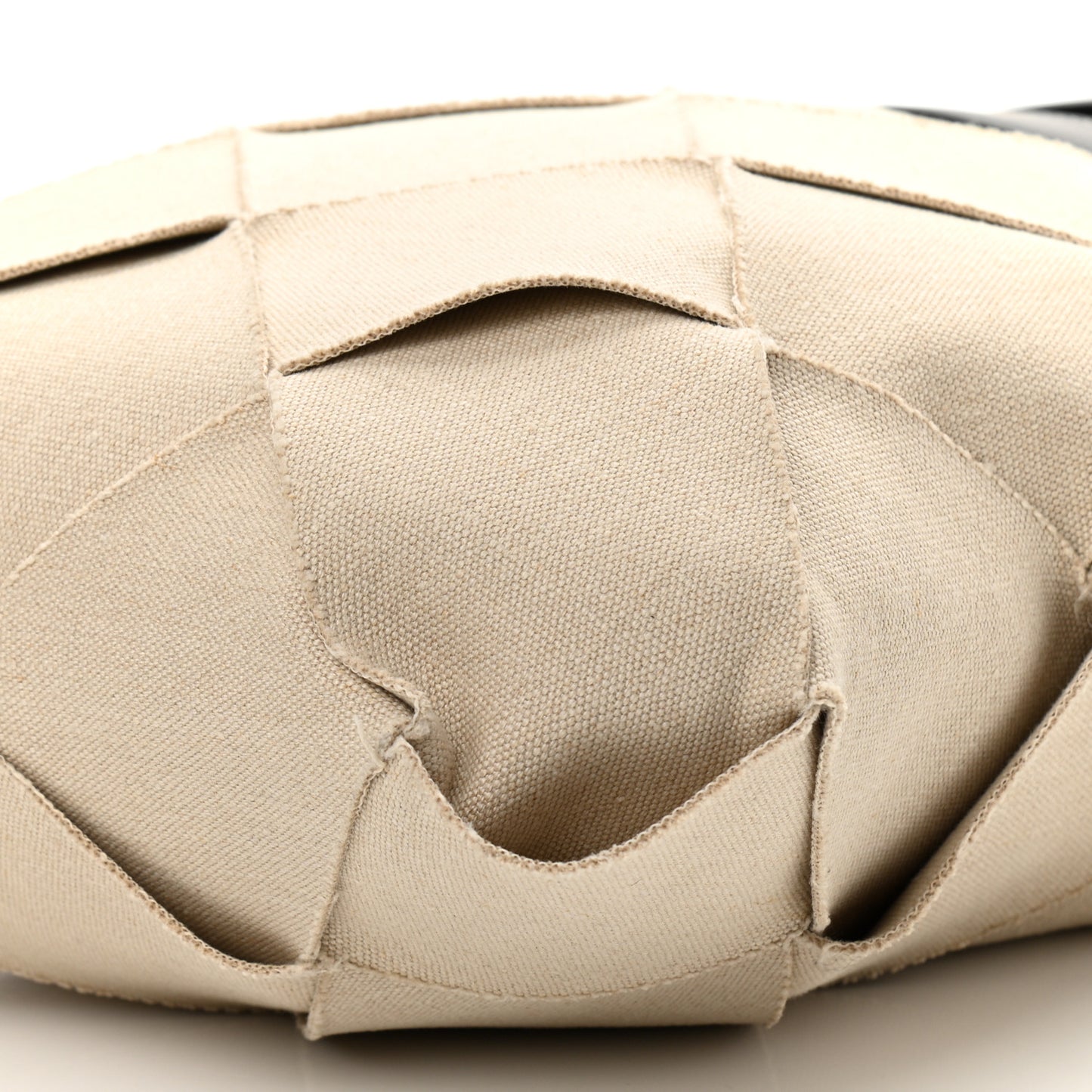 Canvas French Calfskin Small Slip Tote