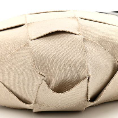 Bottega Veneta Canvas French Calfskin Small Slip Tote 9 of 9