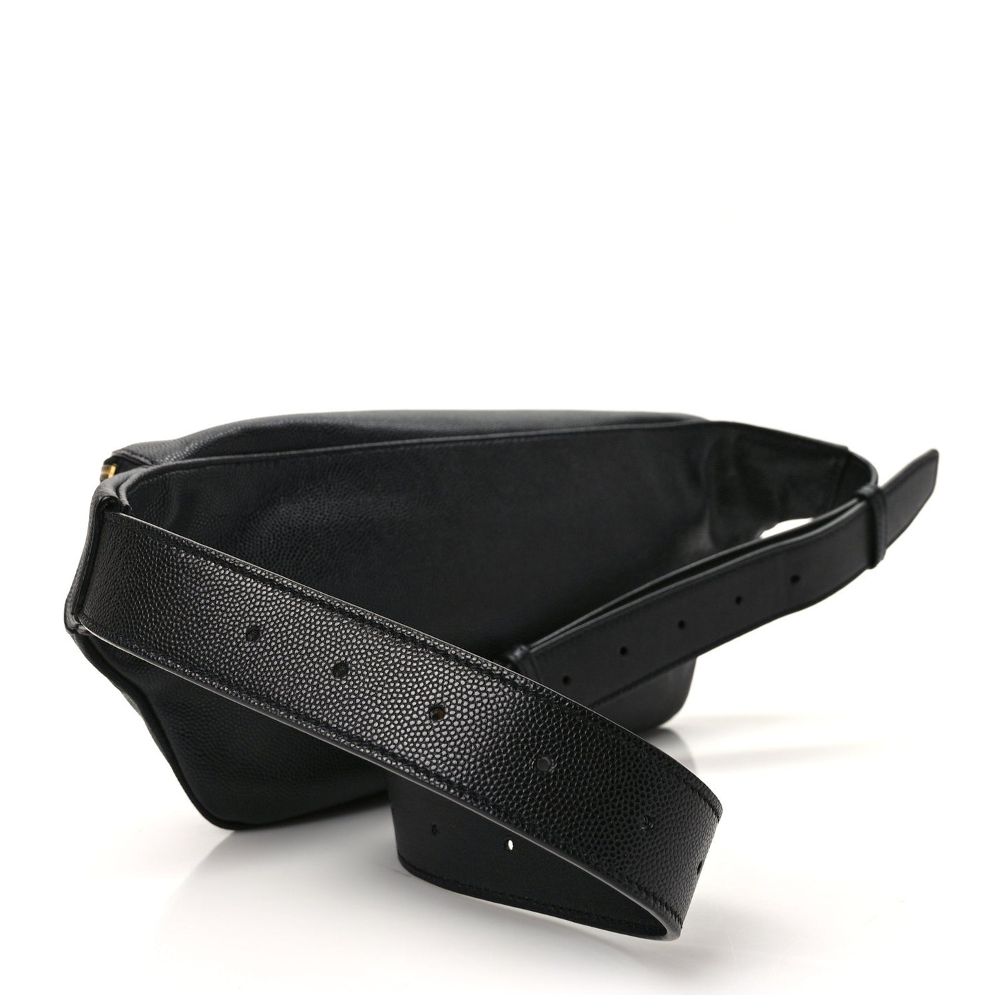 Grain De Poudre Monogram Belt Bag Black