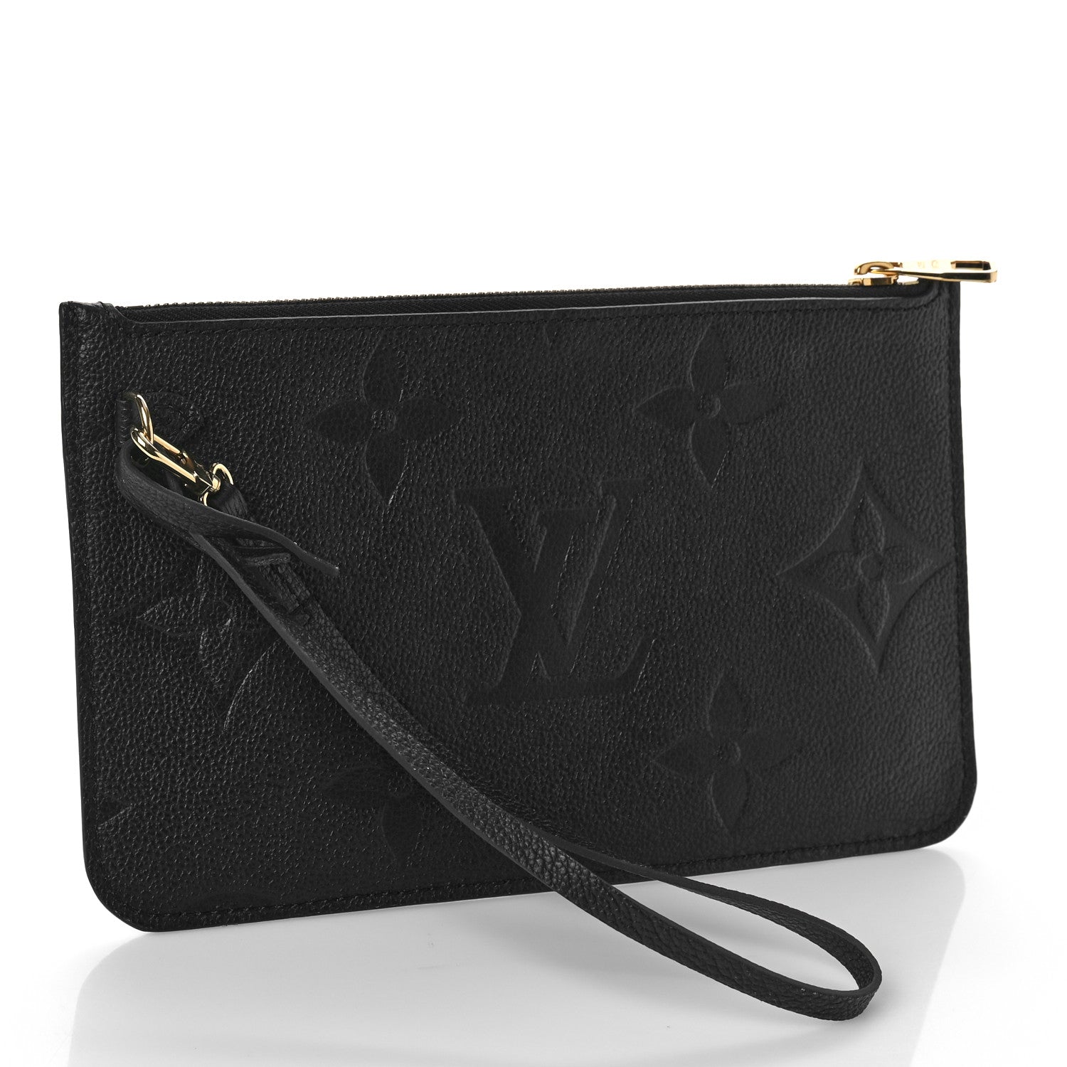 Louis Vuitton Empreinte Monogram Giant Neverfull MM Pochette Black 3 of 7