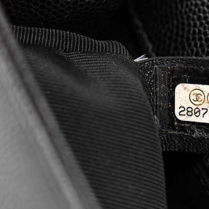 Chanel Caviar Quilted Medium Boy Flap Black 7 of 11