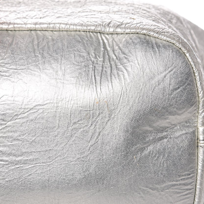 Givenchy Crinkled Patent Large Nightingale Silver 12 of 15