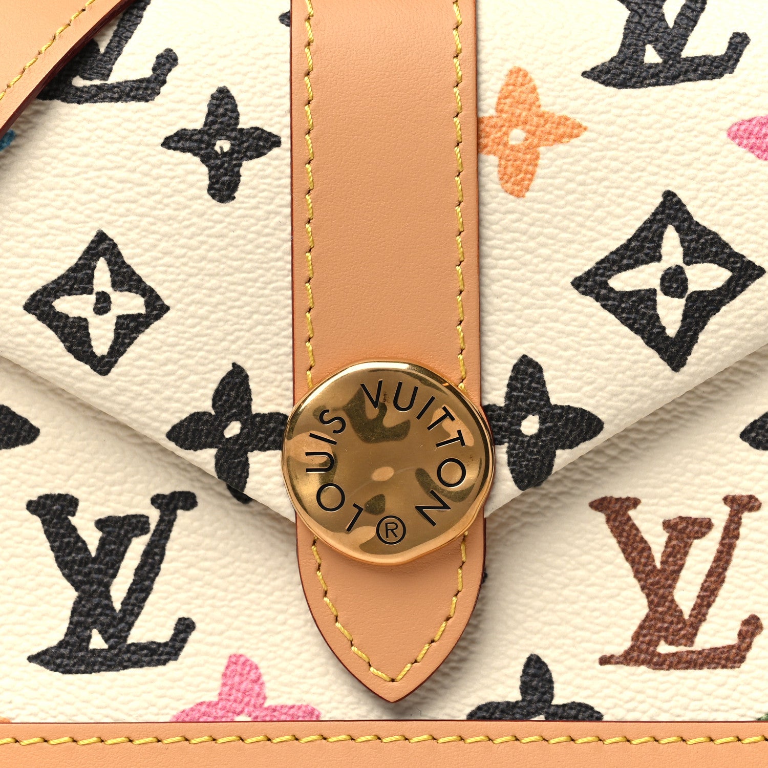 Louis Vuitton X TYLER THE CREATOR Monogram Craggy Envelope Wearable Wallet Vanilla 7 of 9