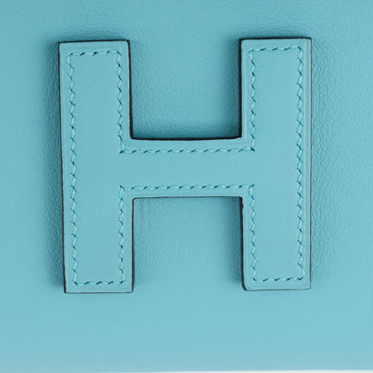 Hermes Veau Swift Jige Elan 29 Clutch Bleu Atoll 9 of 9