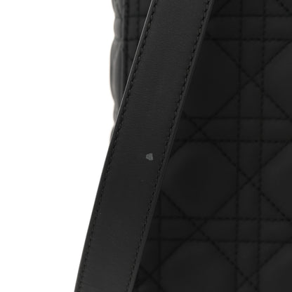 Christian Dior Ultra Matte Calfskin Cannage Large Lady Dior Black 10 of 11