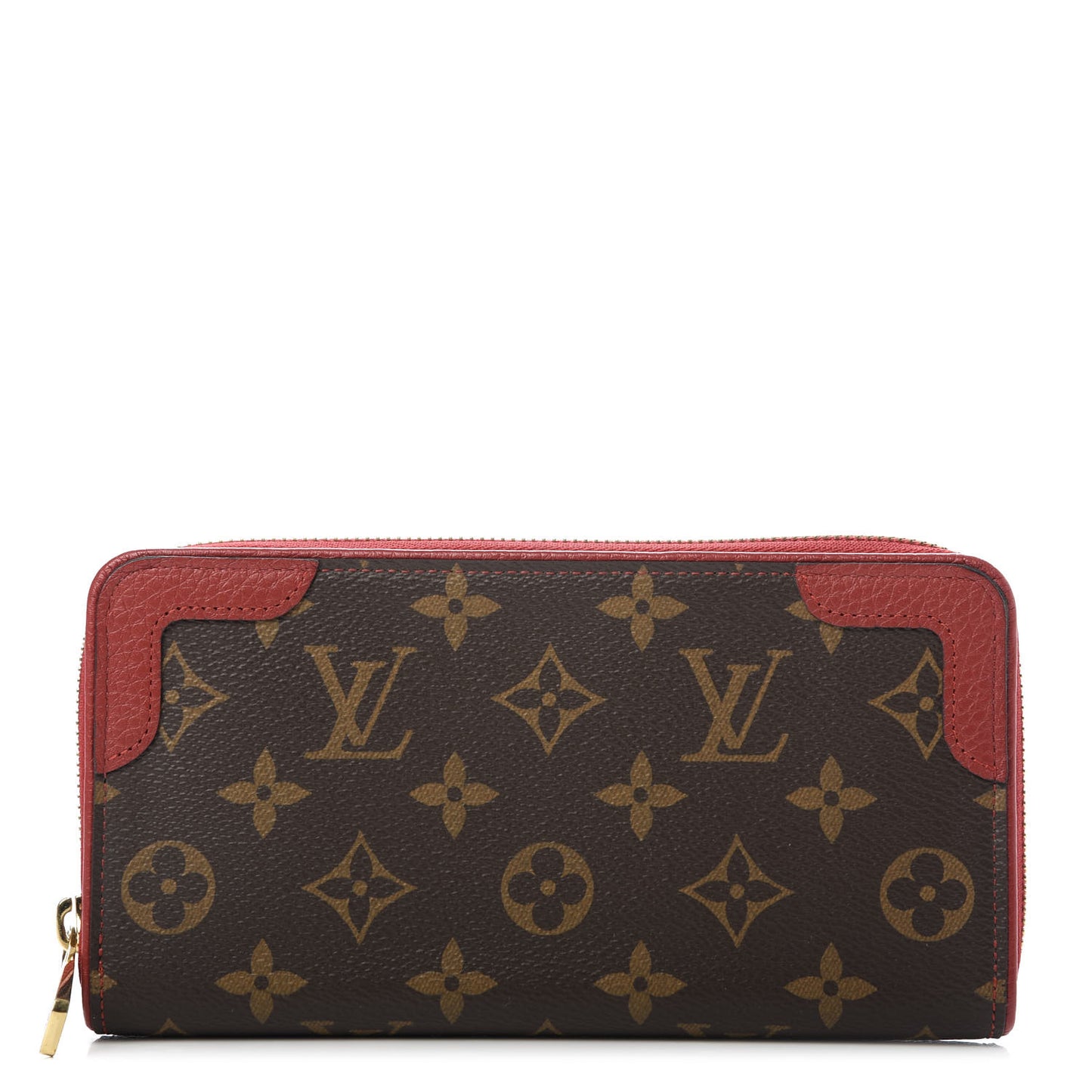 Monogram Retiro Zippy Wallet Cherry