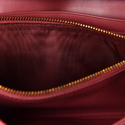 Prada Saffiano Vernice Metal Oro Chain Wallet 24 of 27