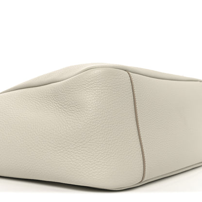 Saint Laurent Grained Deerskin Bea Tote Blanc Vintage 9 of 10
