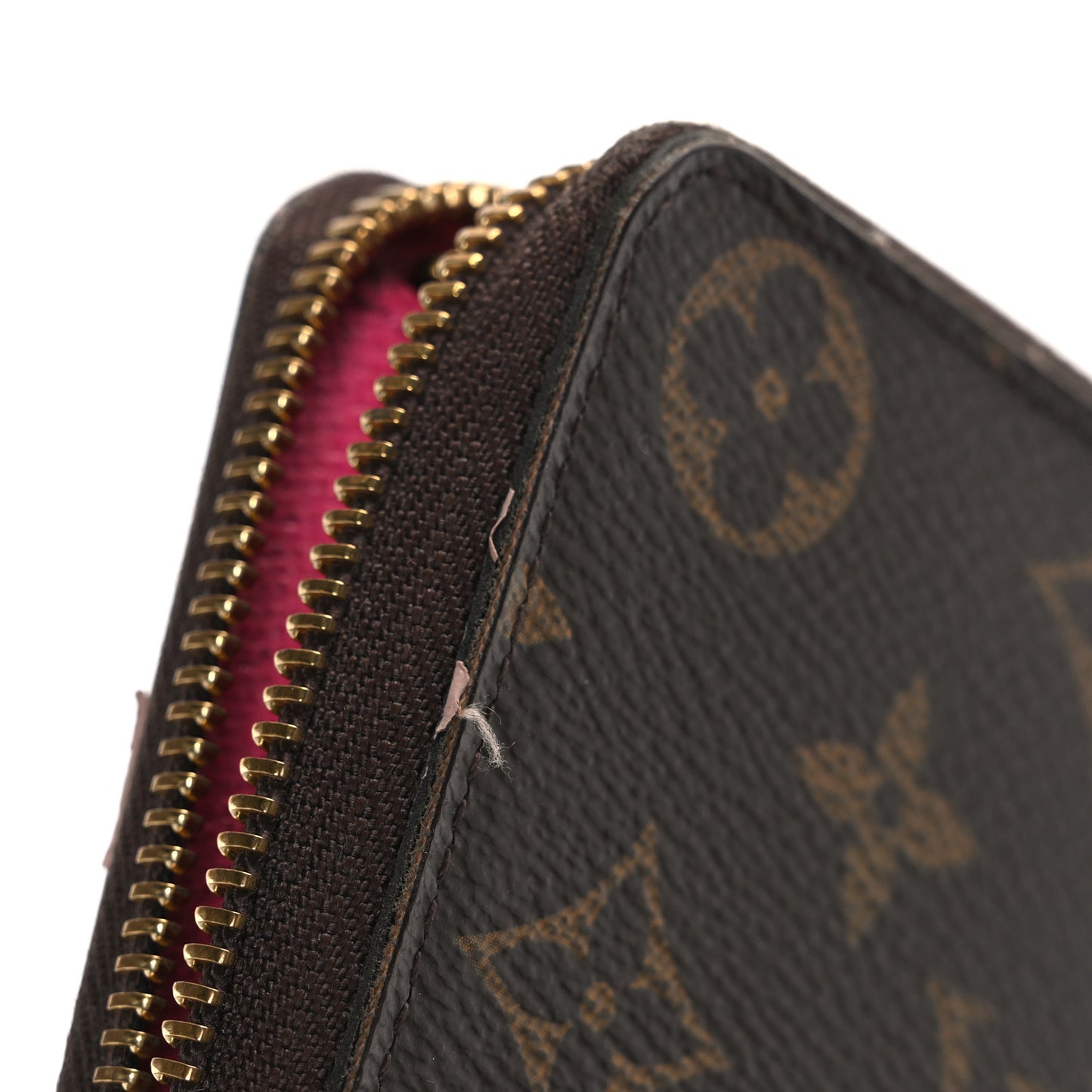 Monogram Bloom Flower Clemence Wallet Fuchsia