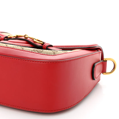 Gucci Monogram Ruinart Calfskin Medium Lady Web Shoulder Bag Beige Ebony Hibiscus Red 10 of 10