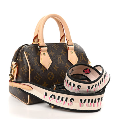Louis Vuitton Monogram Speedy Bandouliere 20 Black 2 of 10