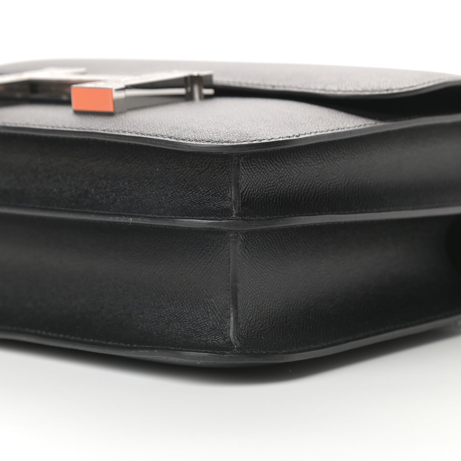Hermes Grained Monsieur Lizard Constance 24 Black Ombre 11 of 13