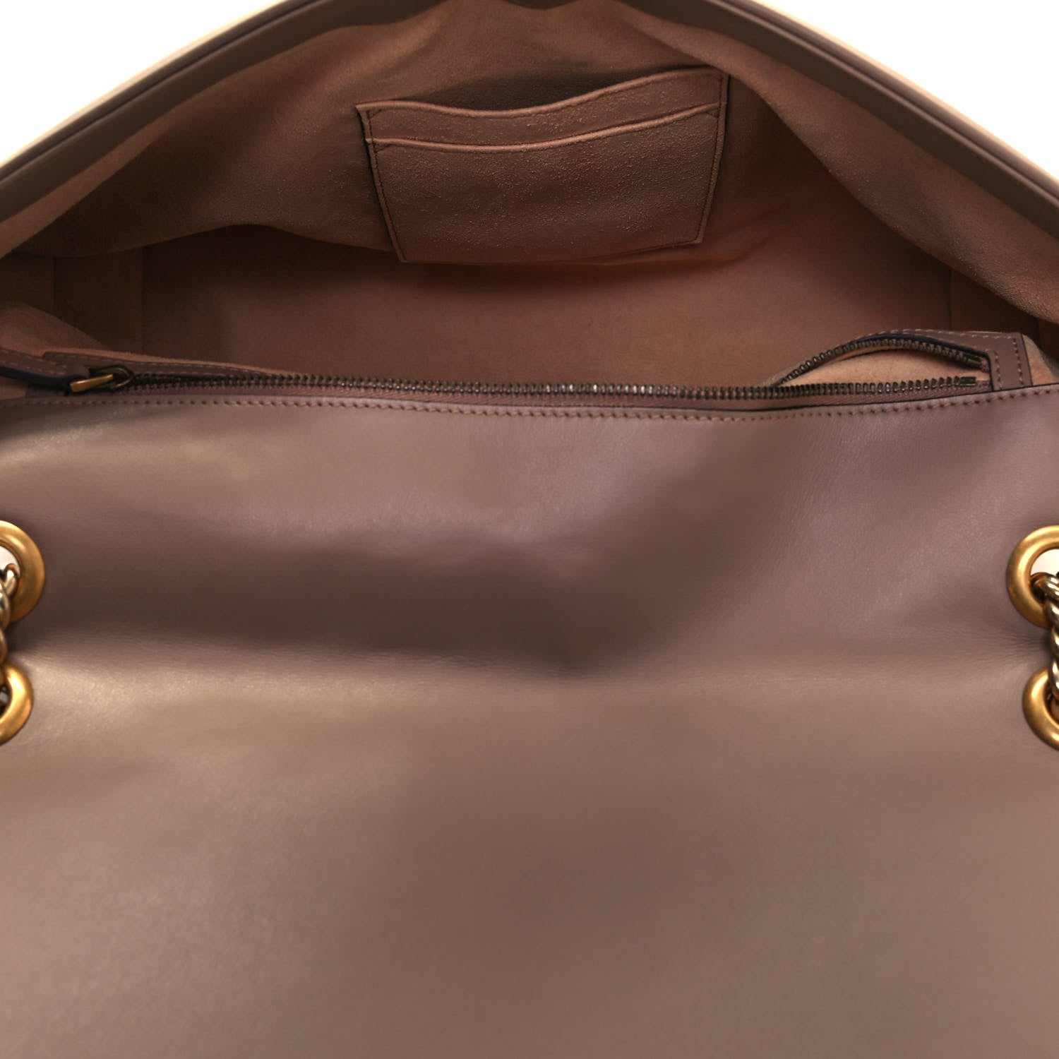 Gucci Calfskin Matelasse Large GG Marmont Shoulder Bag Porcelain Rose 5 of 16