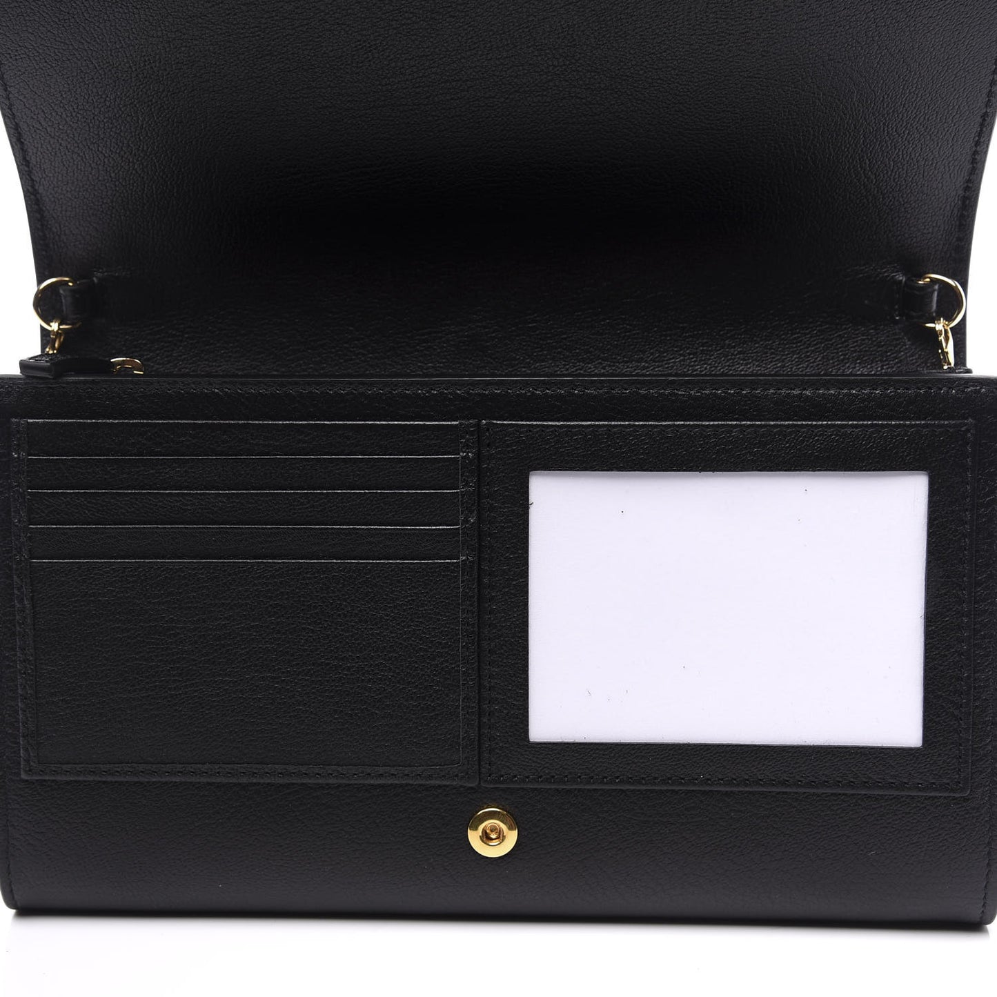 Calfskin Monogram Belle de Jour Chain Clutch Black