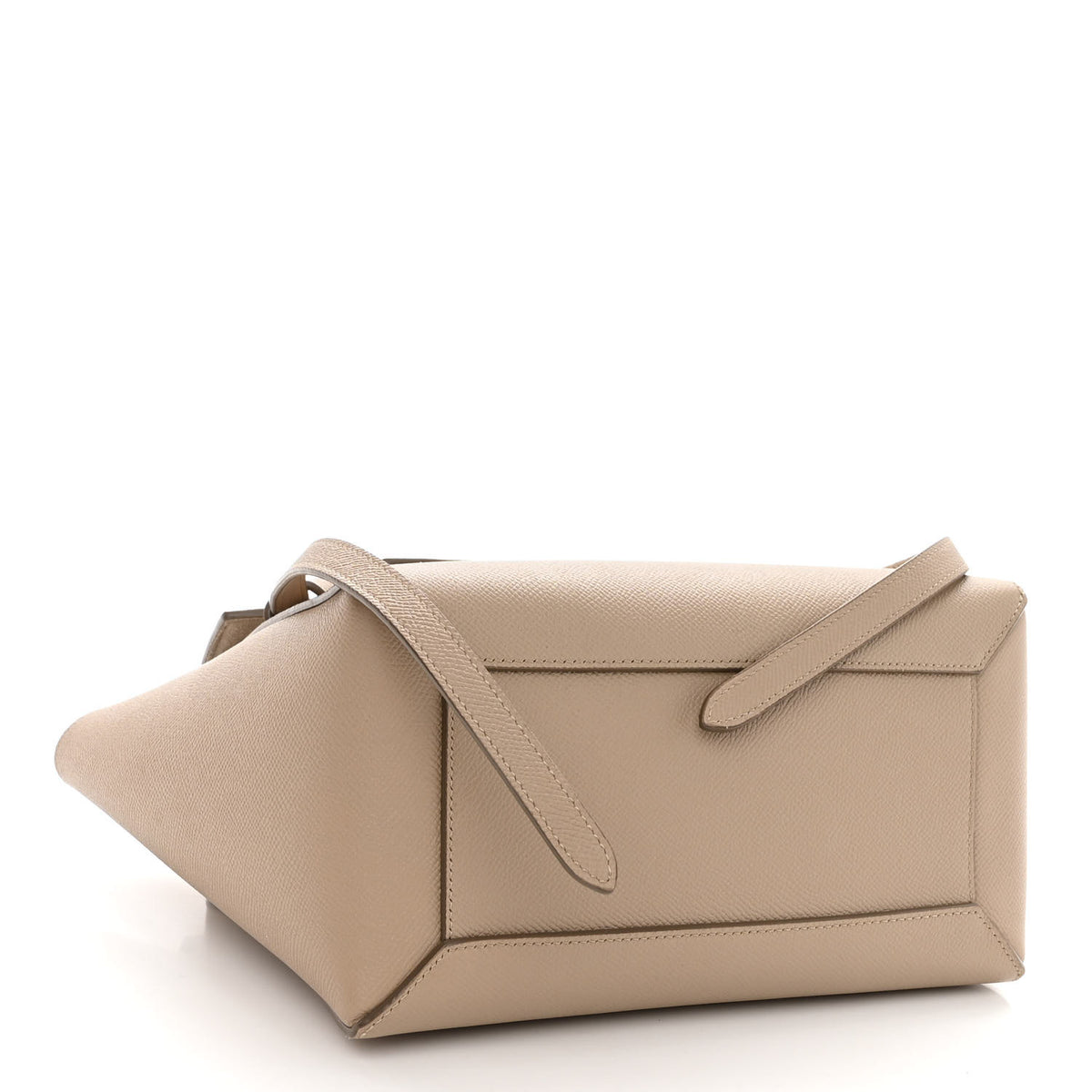 Grained Calfskin Micro Belt Bag Light Taupe