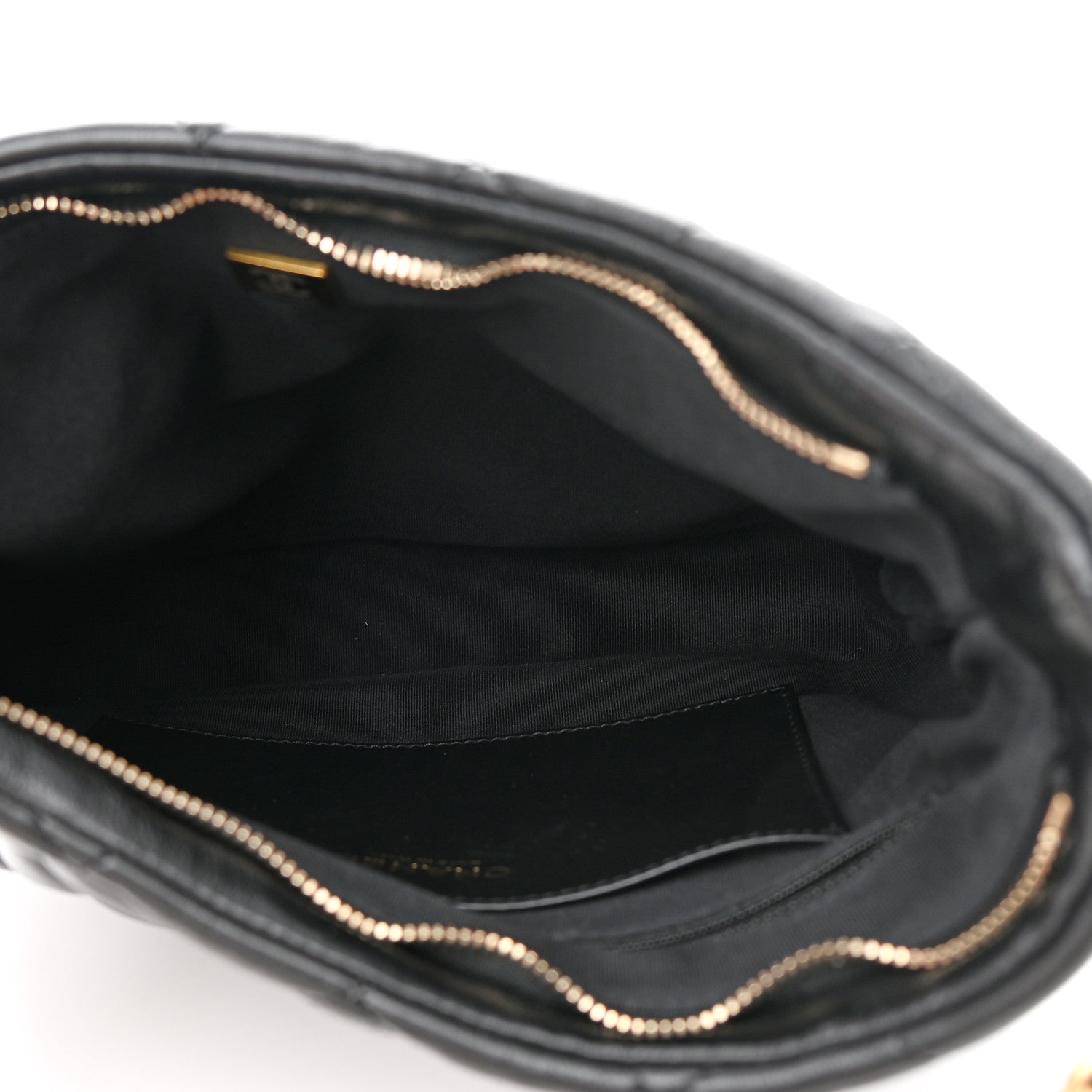 Chanel Lambskin Quilted Large CC Links Hobo Black 5 of 10