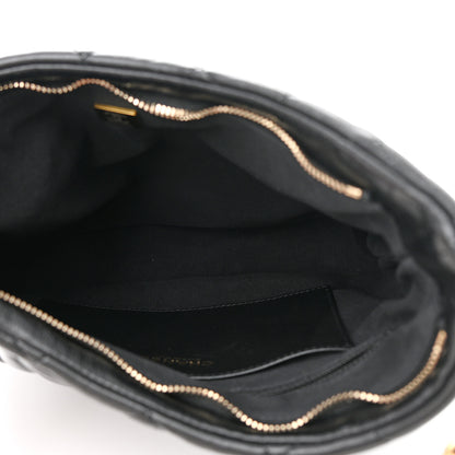 Chanel Lambskin Quilted Large CC Links Hobo Black 5 of 10