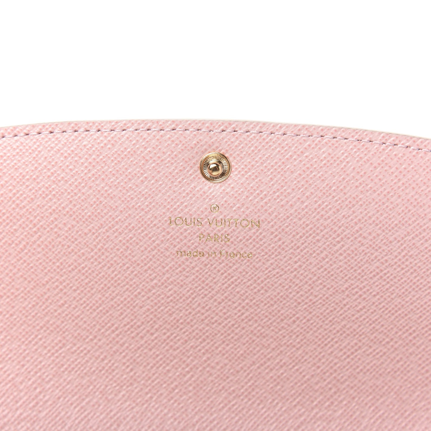 Damier Azur Emilie Wallet Rose Ballerine