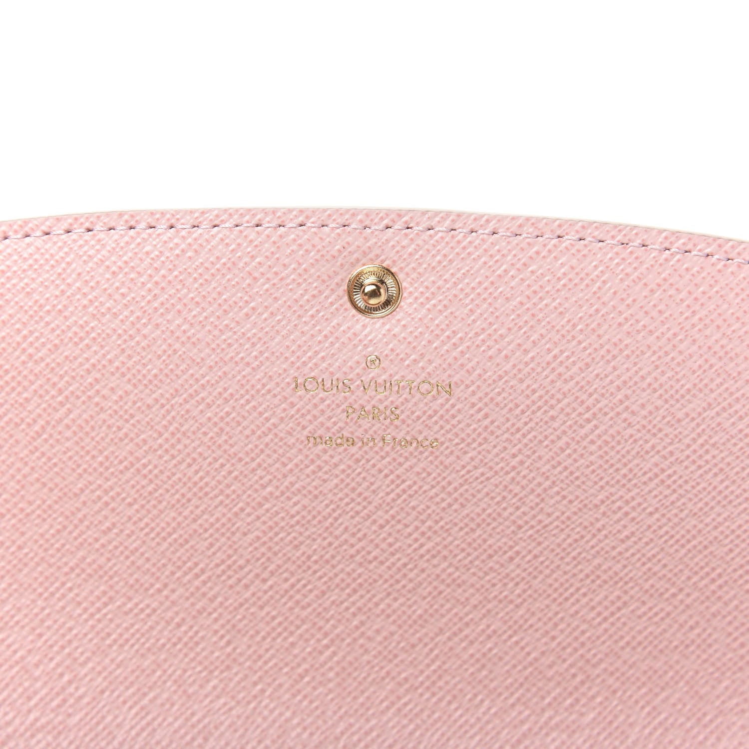 Louis Vuitton Damier Azur Emilie Wallet Rose Ballerine 8 of 11