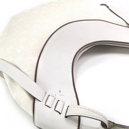 Gucci Monogram Half Moon Hobo White 5 of 12