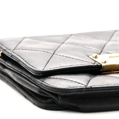 Chanel Lambskin Quilted Golden Class Wallet on Chain WOC Black 9 of 10
