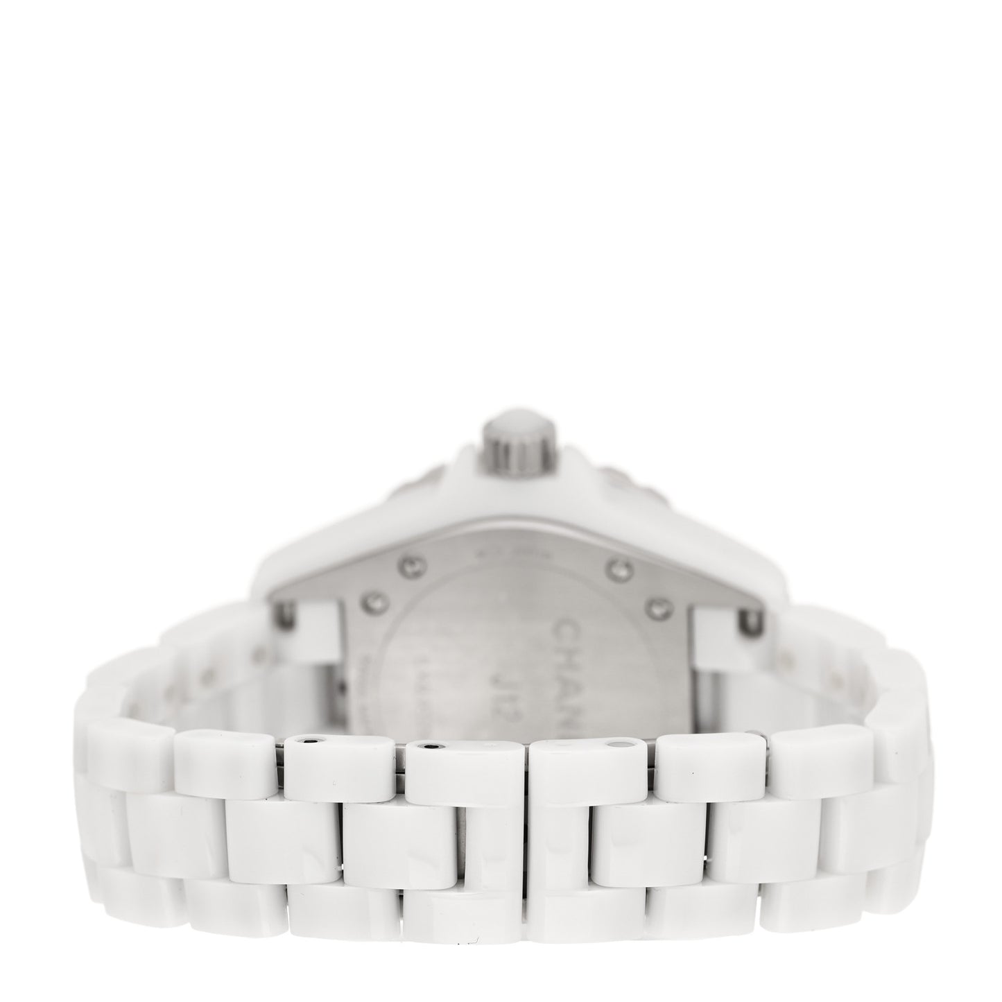 Stainless Steel Ceramic 33mm J12 Quartz Watch White