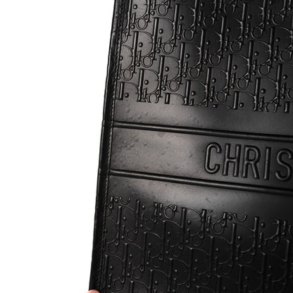 Christian Dior Oblique Calfskin Embossed Large Book Tote Black 11 of 14