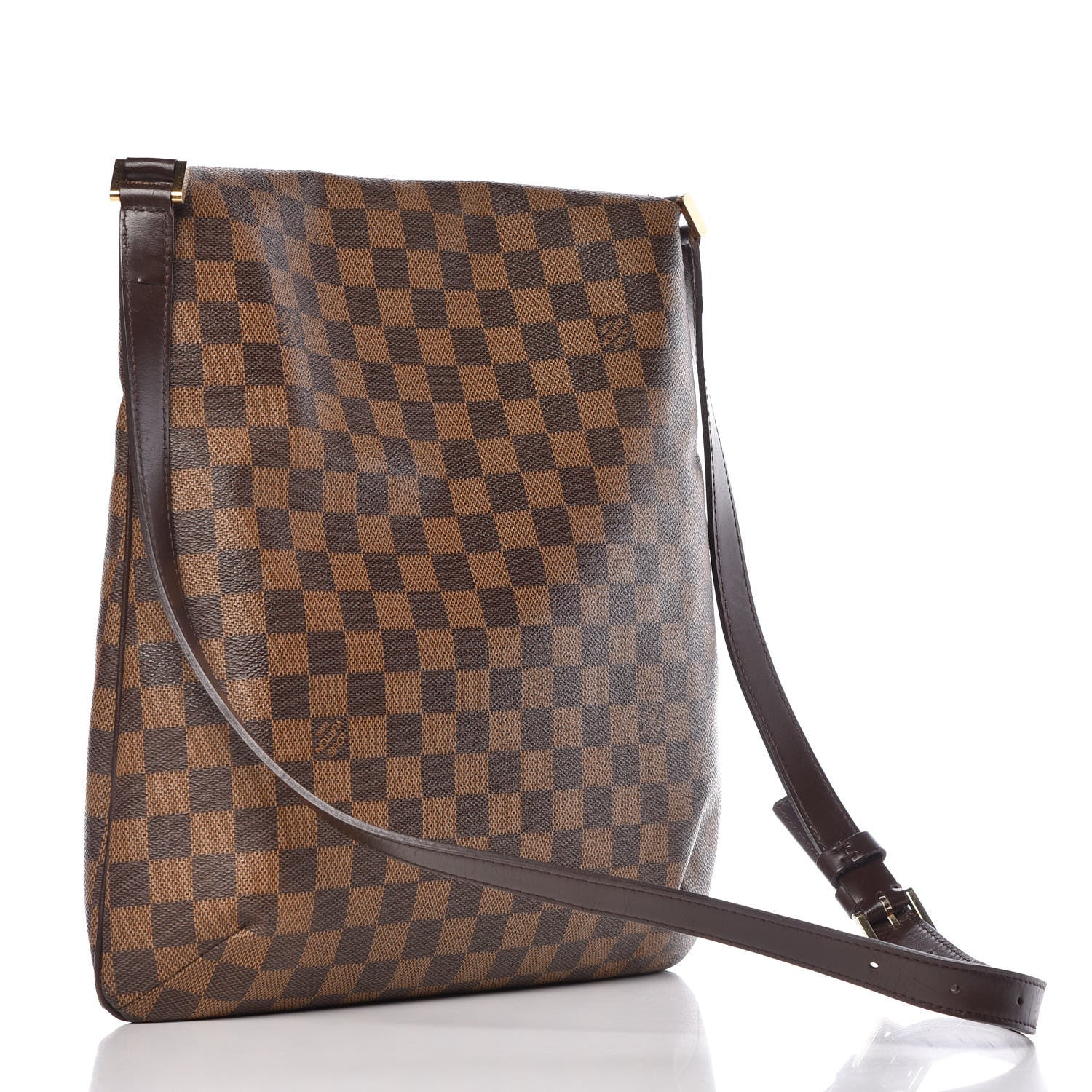 Louis Vuitton Damier Ebene Musette GM 3 of 10