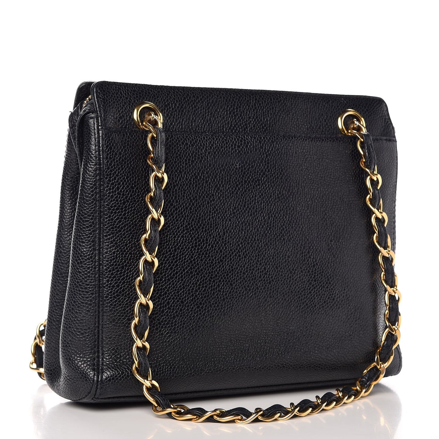 Caviar Shoulder Bag Navy