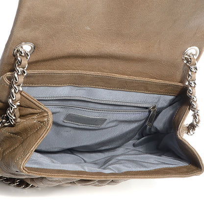 Chanel Washed Lambskin Chain Around Medium Messenger Brown 6 of 8