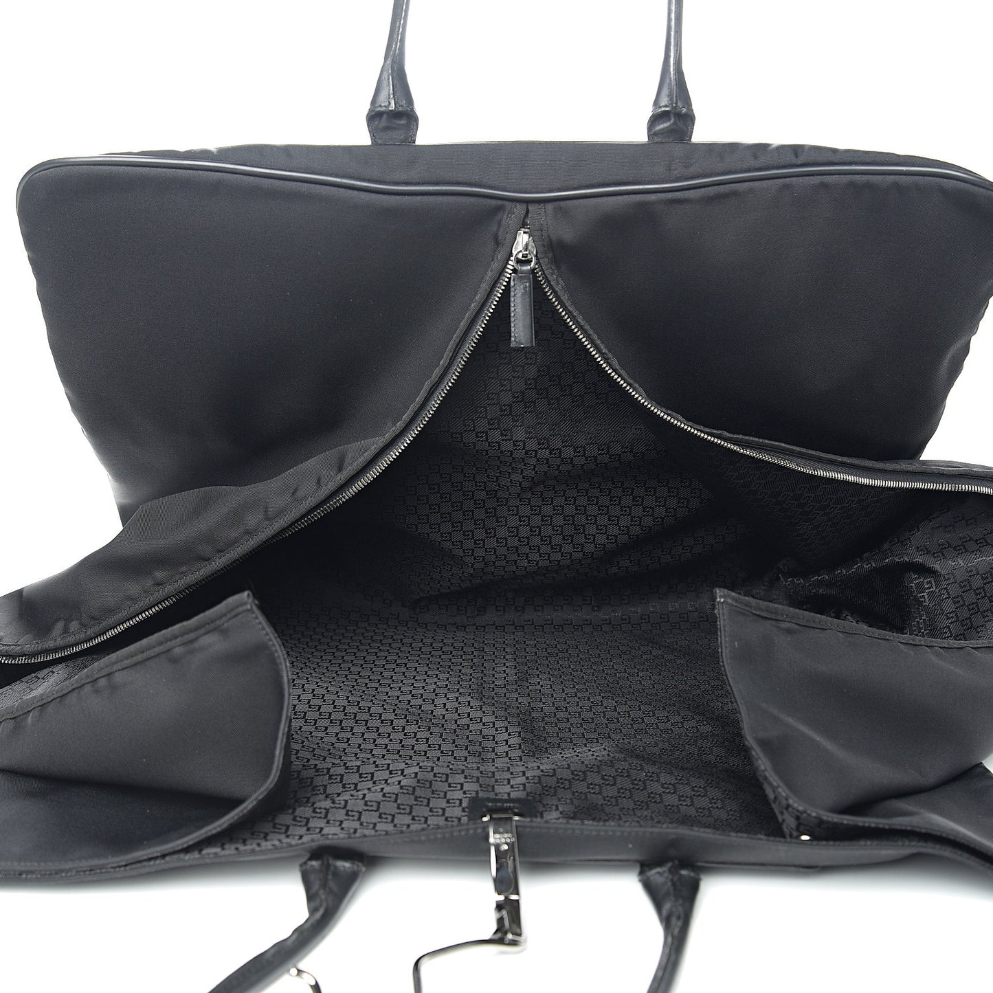 Canvas Large Garment Bag Black
