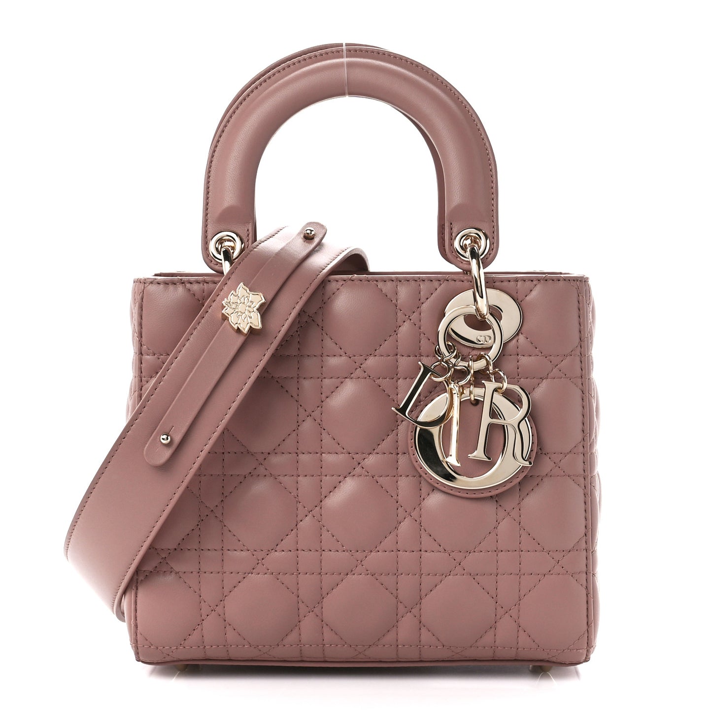 Lambskin Cannage Small My ABC Dior Lady Dior Blush