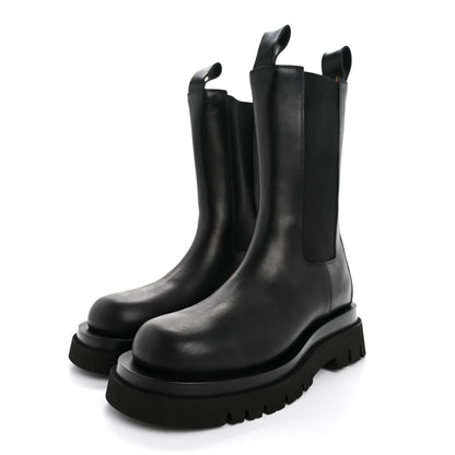 Bottega Veneta Calfskin The Lug Chelsea 55mm Boots 37 Black 4 of 11