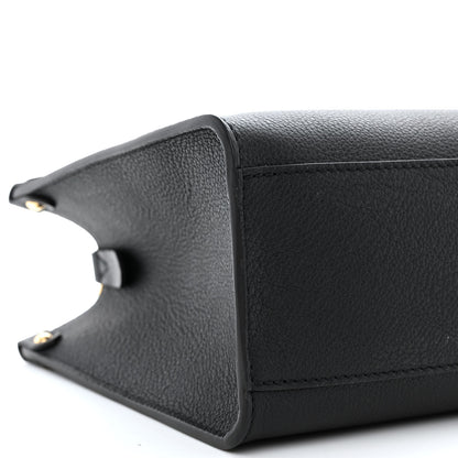 Louis Vuitton Calfskin Lock & Go Tote Black 8 of 11