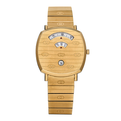 Gucci Stainless Steel 38mm Grip Quartz Watch Gold 1 of 5