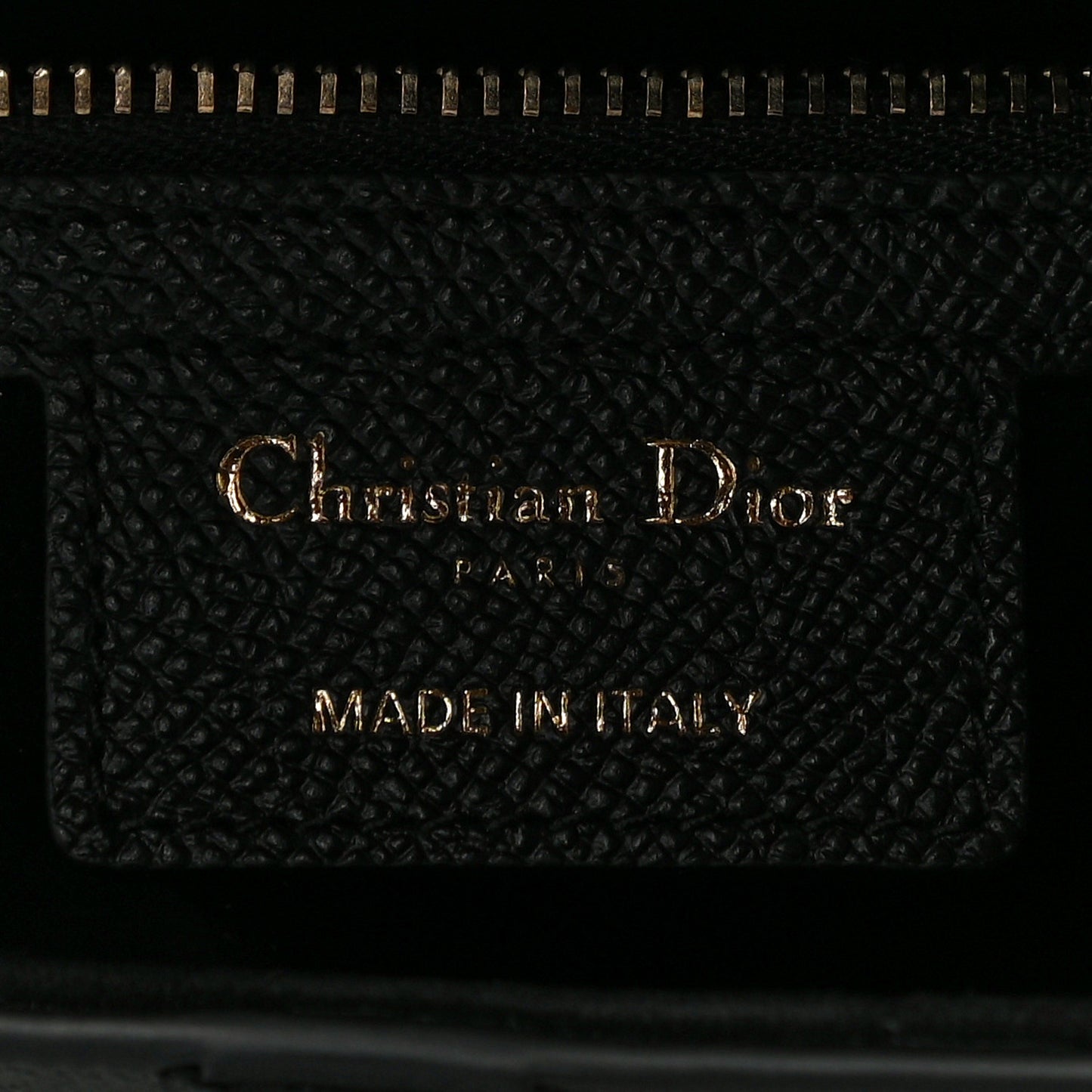 Grained Calfskin Saddle Bag Black